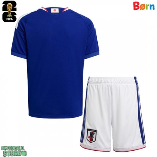 Japan Replika Babytøj Hjemmebanesæt Børn VM 2026 Kortærmet (+ Korte bukser)